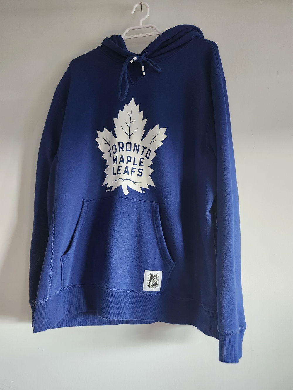 NHL Toronto Maple Leafs Blue Pullover Hoodie - XL - Like New!